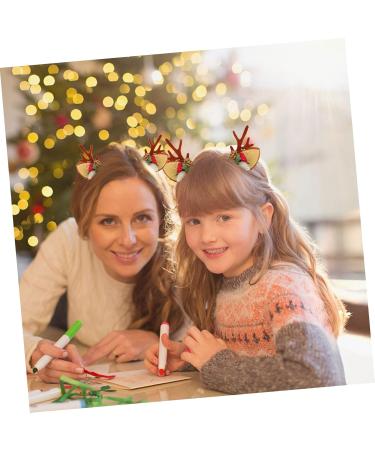 minkissy 2 Pairs Christmas Hair Clips Winter Hair Barrettes Xmas Hair Pins Xmas Hair Clip Christmas Photo Booth Props Xmas Kids Hair Accessories Kids Decor Felt Christmas Socks Elk Child - Buy Online on GoSupps.com