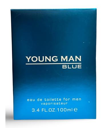 YOUNG MAN BLUE Eau de Toilette for Men - 3.4 Fl Oz - Buy Online on GoSupps.com