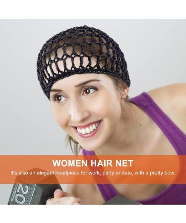 Lurrose 10pcs Crochet Hair Nets - Mesh Knit Snood Hat for Night Sleeping & Hair Care - Buy Online on GoSupps.com