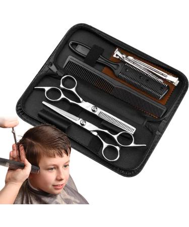 Vbnuyhim Scissors and Thinning Shears Set Hairdressing Tool Set Professional Hairdressing Scissors Set - Hairdressing Scissors Hair Cutting Tools for Salon - Buy Online on GoSupps.com