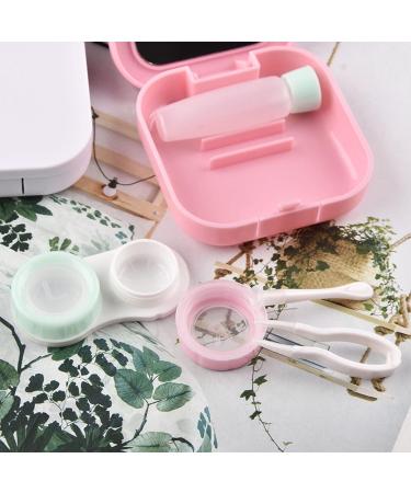 Buy Doact Dustproof Pink Contact Lens Case - Leak-Proof & Travel-Friendly | International Shipping Available - Buy Online on GoSupps.com