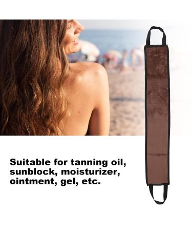 Soft Back Tanning Applicator - Easy Exfoliating Back Scrubber & Deep Cleaning Body Brush for Effective Tanning | Flocking Applicator for Cream Lotion & Mousse - Buy Online on GoSupps.com