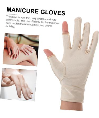 minkissy 1 Pair Ladies Sun Protection Gloves Mittens Gloves Gloves Riding Gloves Ladies Golf Gloves Summer Gloves UV Hand Glove UV Shield Gloves Salon Manicure Gloves Non-slip 21x7.5x0.8cm - Buy Online on GoSupps.com