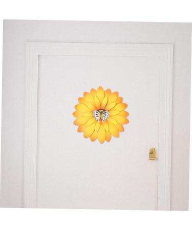 Yardenfun Hanging Wall Art Wall Hanging Home Decor 3d Flowers for Wall Decoration 3d Wall Art Decoration Manual Pare 21x21cm Yellow - Buy Online on GoSupps.com