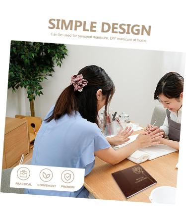  minkissy 120 Color Card Nail Display Book Nail Color Chart Display Book Nail Polish Presentation Book Hair Abs Color Board - Buy Online on GoSupps.com