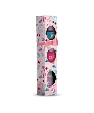 Snails 516394 children's nail polish gift set Mini Very Berry 3x7ml water-based washable harmless vegan