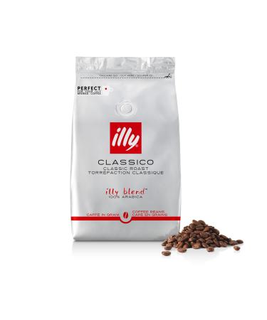 Illy CLASSICO Roasted Grind Coffee Beans, 500g Pack