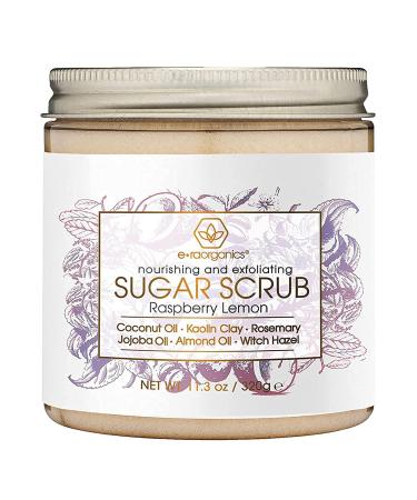 Organic Raw Sugar Scrub - Spa Quality Exfoliating Body Scrub with Coconut Oil & Jojoba Oil - Buy Online on GoSupps.com