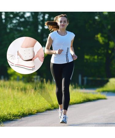 WishLotus Soft Silicone Gel Heel Protectors - 2 Pairs, Breathable & Stretchable with Small Holes for Blister Prevention & Pain Relief - 4Pc (White) - Buy Online on GoSupps.com