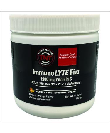 TOUGH-N-TONE Immune Support & Electrolytes ImmunoLYTE Fizz Efficacious doses of Vitamins and Electrolytes Provide a Convenient Way to Deliver Immune Support with an Added Electrolyte Boost!