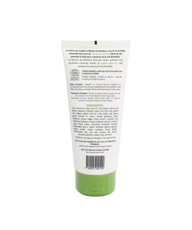 Buy La Maison du Barbier Razor Cream - Organic EcoCert 98.5% Natural Ingredients With Bio-Ricinus Oil | 100 ml - French Quality International Shipping - Buy Online on GoSupps.com