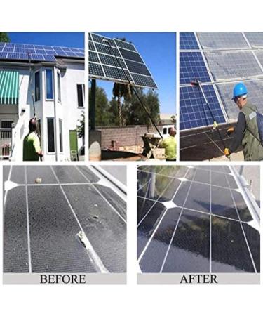 Window Cleaning Brush Equipment Window Cleaner Kit Water/Hose Fed Pole Long Handle Cleaning Brush Extendable Cleaner Conservatory Roof 10m Rod 30cm Brush Head Remarkable88 10m Rod 30cm Brush Head - Buy Online on GoSupps.com