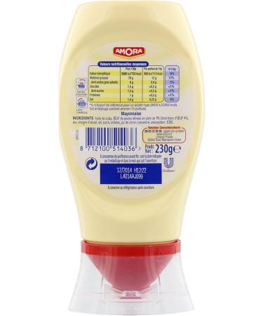 Amora Mayonnaise Recette Fouettee Flacon Souple 230 g - Buy Online on GoSupps.com