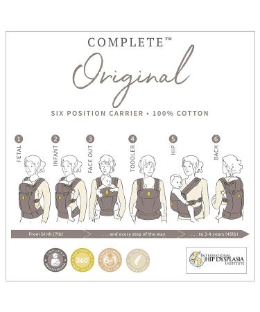 LLLbaby Complete 6-in-1 Luxe Ergonomic Baby Carrier | Lumbar Support | 7-45 lbs | 360 Baby Wearing | Inward & Outward Facing | Speckled Succulent - Buy Online on GoSupps.com