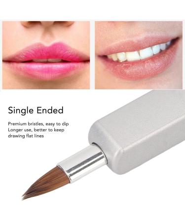 5pcs Retractable Lip Brush Set - Portable Multipurpose Makeup Brushes for Travel - Perfect Christmas Gift in Grey Shell - Buy Online on GoSupps.com