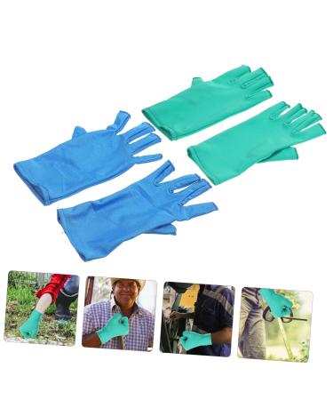 FOMIYES 2 Pairs Mitts Work Glove Elastic Sewing Gloves Quilting Gloves Finger Gloves Manicure Gloves Manicure Tools Mitten Gloves with Fingers Crochet Tools Spandex Sun Protection Sleeve - Buy Online on GoSupps.com