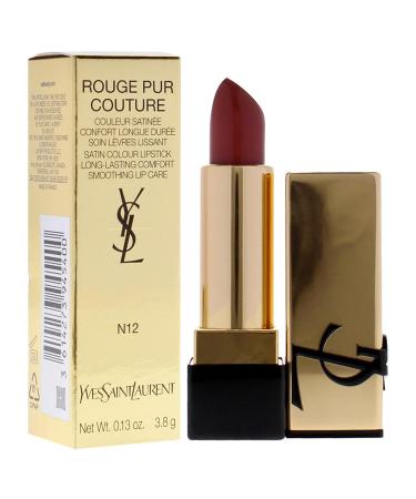 Yves Saint Laurent Rouge Pur Couture Satin Lipstick N12 Nude Instinct - Buy Internationally - 0.13 oz Women's Lipstick - Buy Online on GoSupps.com