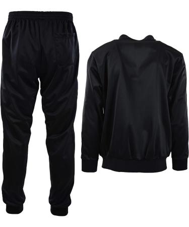 ChoiceApparel Men's Athletic 2 Piece Tracksuit Set Medium - 888 Black - Buy Online on GoSupps.com