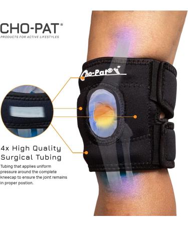 Cho-Pat Knee Stabilizer | Ultimate Pain Relief for Patellar Tendonitis & Arthritic Knees | Medium Right (14-16) | International Shipping Available - Buy Online on GoSupps.com