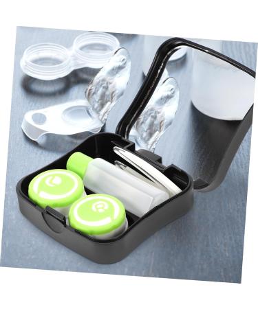 Solustre Portable Contact Lens Case | Clear Container & Holder for Easy Travel | Stylish & Cute Glasses Case - Buy Online on GoSupps.com