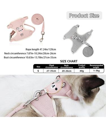 Taicols Adjustable Leash Set for Rabbits & Cats | 120cm Breathable Harness & Soft Pet Dishes | Ideal for Outdoor Walking & Travel - Buy Online on GoSupps.com