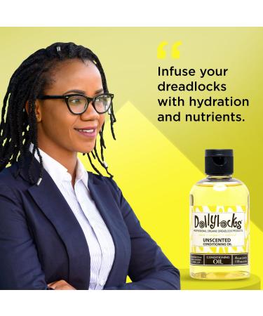 Dollylocks Organic Dreadlock Conditioning Oil - Vegan Loc Moisturizer 4oz | Avocado, Jojoba, Coconut & Hemp Seed Oil | No Residue, Unscented - Buy Online on GoSupps.com