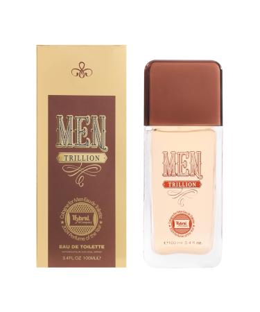 Hybrid & Company Men Trillion For Men Eau De Parfum Vaporisateur Natural Spray 3.4 Fl Oz Trillion 3.4 Fl Oz (Pack of 1)