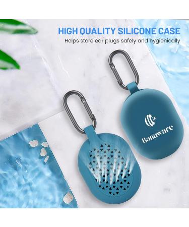 Swim Ear Plugs - Waterproof Silicone for Adults & Kids - 4 Sizes for Small Ear Canals - Buy Online on GoSupps.com