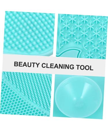 Ipetboom 1pc Silicone Scrub Pad Make up Makeup Brush Cleaning Tool Brush Cleaning Mat Hair Brush Cleaning Tool Makeup Brush Scrubber Beauty Tool Cleaner Cosmetic Silica Gel 23X17cm Green - Buy Online on GoSupps.com
