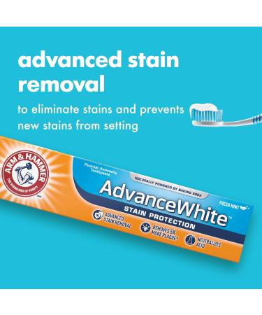 ARM & HAMMER Advance White Extra Stain Protection Toothpaste 120-ml - Buy Online on GoSupps.com