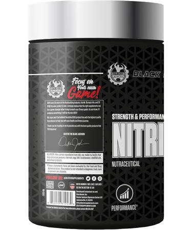 Dexter Jackson Black Series Nitric Oxide Booster - Burns Fat & Boosts Metabolism | 60 Tablets | International Shipping Available - Buy Online on GoSupps.com