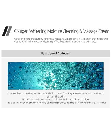 Enough Collagen Soft Milky Moisture Cleansing Cream | Deep Hydrating Face Cleanser & Makeup Remover | Korean Skincare for All Skin Types - 10.58 oz - Buy Online on GoSupps.com