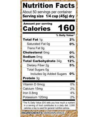 BOTAN Calrose Brown Rice 5lb - Premium Quality, Gluten-Free Whole Grain - Buy Online on GoSupps.com