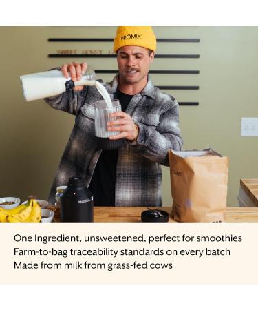 ProMix Nutrition Whey Protein Powder, Grass Fed, Unsweetened, Hormone Free - 25g Protein per Serving, Sugar Free, Soy Free, Unflavored - 32 Servings - Buy Online on GoSupps.com
