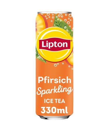 Buy Lipton Ice Tea Sparkling Peach - 24 Pack (330ml) | Refreshing Iced Tea with Peach Flavor | International Shipping Available - Buy Online on GoSupps.com