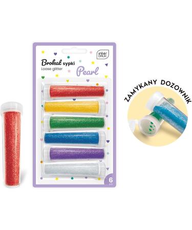  Interdruk Interdruk Loose Glitter/Sequins 6 x 7 g Pearl - Buy Online on GoSupps.com