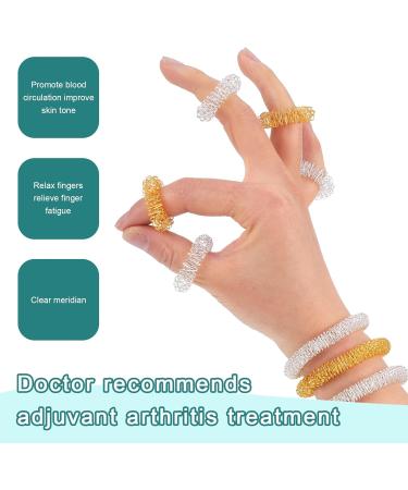 Tao Pipe 12-Piece Massage Ring Set | Acupressure Rings for Stress Relief & Blood Circulation - Ideal for Osteoarthritis - Buy Online on GoSupps.com
