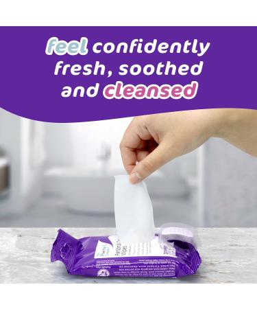 Pharma-C Personal Cleansing Wipes - 2 Packs of 20 Enriched with Cranberry & Aloe Vera 99% Natural for Feminine Intimate Hygiene - Buy Online on GoSupps.com