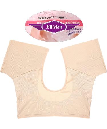 Milist Armpit Pads | Absorbent Sweat Pads for Women - Breathable & Stain-Resistant (1 Pack Beige) - Buy Online on GoSupps.com