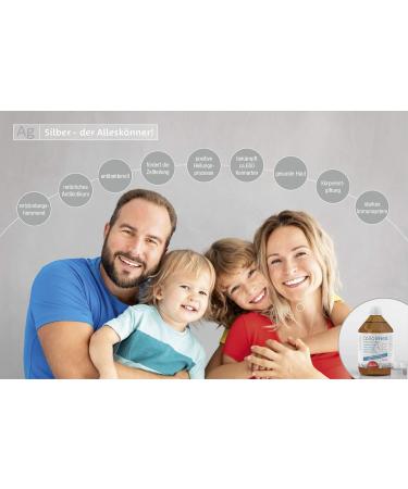 Buy Colloimed Colloidal Silver 25ppm - 500ml High Purity 99.99% in Brown Glass Bottle | International Shipping - Buy Online on GoSupps.com