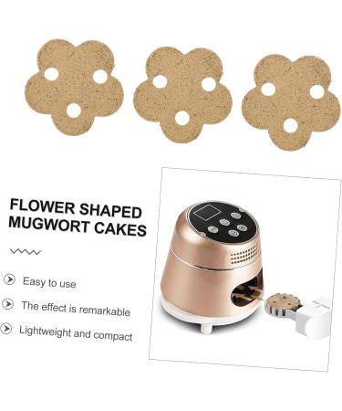 Buy Gatuida 60 STK Moxa Cake Moxibustion Care Tool & Chinese Acupuncture Mugwort Flower Shape for Hyperthermia Massage International Shipping Available - Buy Online on GoSupps.com