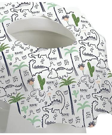 20 Pack Extra Large Disposable Toilet Seat Covers - Waterproof, Shield Kids in Public Restrooms & Potty Training (Blue Dinosaur) - Buy Online on GoSupps.com