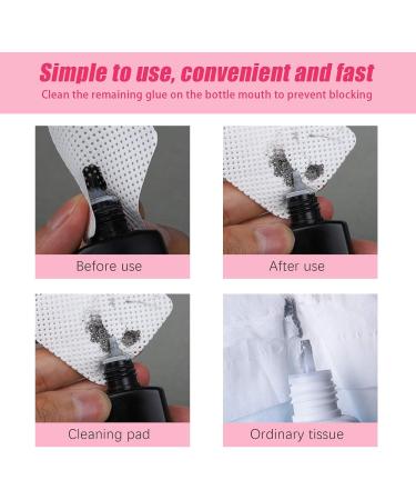 Ebanku Cosmetic Cleaning Vlies Towels - 600PCs for Eyelash Extensions Nail Care & Glue Removal - Buy Online on GoSupps.com