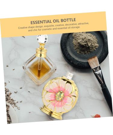 Angoily Perfume Bottle Essential Oil Bottle Glass Essential Oil Bottle Cosmetic Perfume Bottle Decor Glass Containers for Liquids Empty Eye Dropper with Dropper Terrarium Container Rose - Buy Online on GoSupps.com