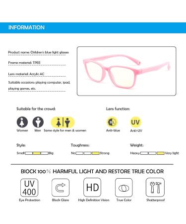 Chiwanji Kids Blue Blocking Eyeglasses - Bendable Soft Silicone Frame for Children - Black | International Shipping Available - Buy Online on GoSupps.com