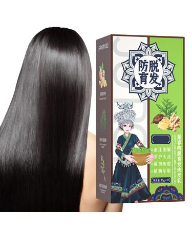 Anti-hair loss shampoo with ginger extract | Hair growth shampoo promotes hair growth | Ginger shampoo thick hair women and men