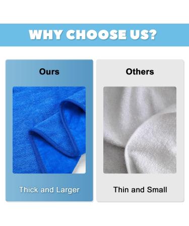 Flyish Direct 100% Cotton Baby Bathing Poncho with Hood | Newborn Hooded Towel 70x70 cm - Soft Absorbent White Towel for Infants - Buy Online on GoSupps.com