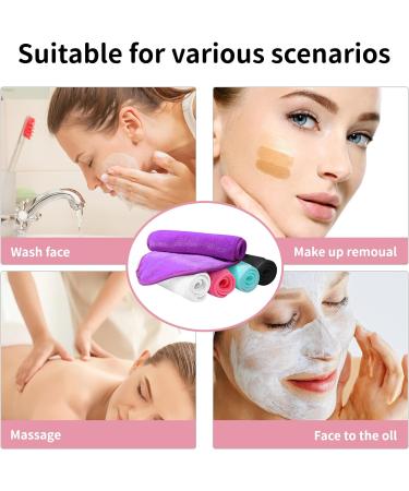 KIPTVO 5PCS Makeup Remover Cloth - Reusable Microfibre Face Cloths for All Skin Types - Gentle Makeup Removal for Baby, Kids, and Adults - Buy Online on GoSupps.com