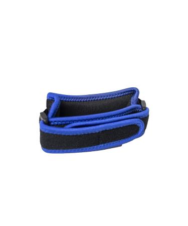 Brace Direct Patella Knee Strap - Adjustable Support for Running Volleyball & Basketball - Pain Relief from Arthritis & Tendonitis - Injury Prevention - Black-Royal - Buy Online on GoSupps.com