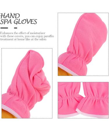 3 Pairs Hand Mask Wax Treatment with Paraffin Gloves - Essential Oils Heated Gloves for Spa Hand & Foot Care - Buy Online on GoSupps.com